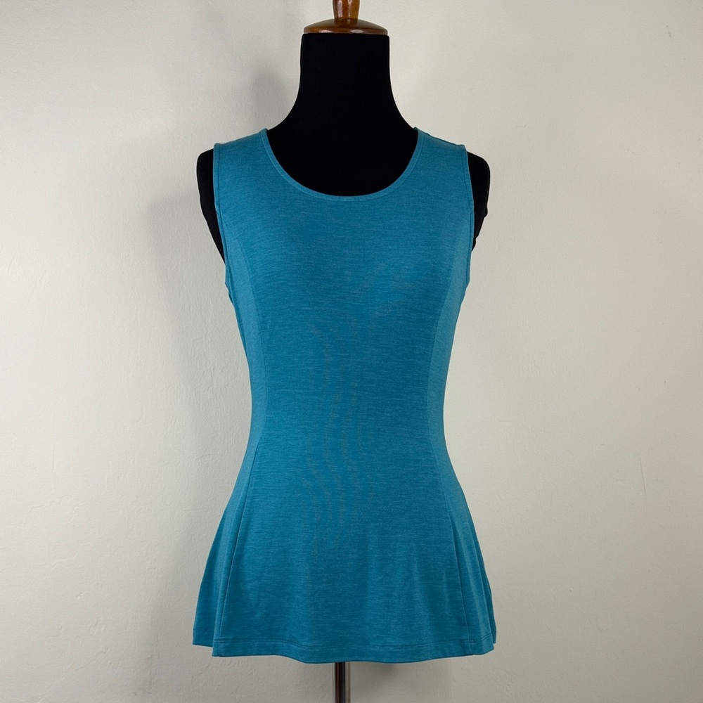 BETABRAND Teal Sleeveless Women's Top XS